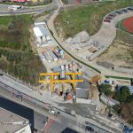 Sunlit aerial view of a construction site in Güngören, İstanbul near a stadium. — 3 Basic Types of Resume Example in (2022)