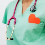 A healthcare professional with a stethoscope and red heart symbol emphasizes cardiology care. — The Neuroscience Behind Stuar